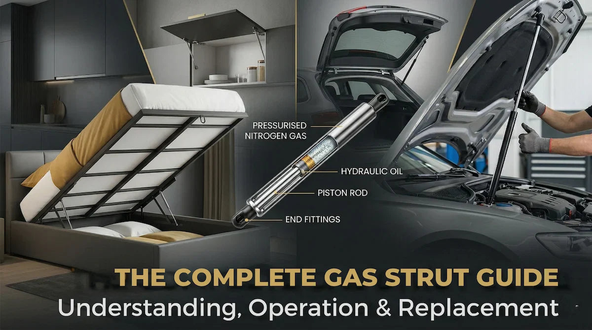 What Are Gas Struts? Complete Guide — How They Work, Types & Lifespan