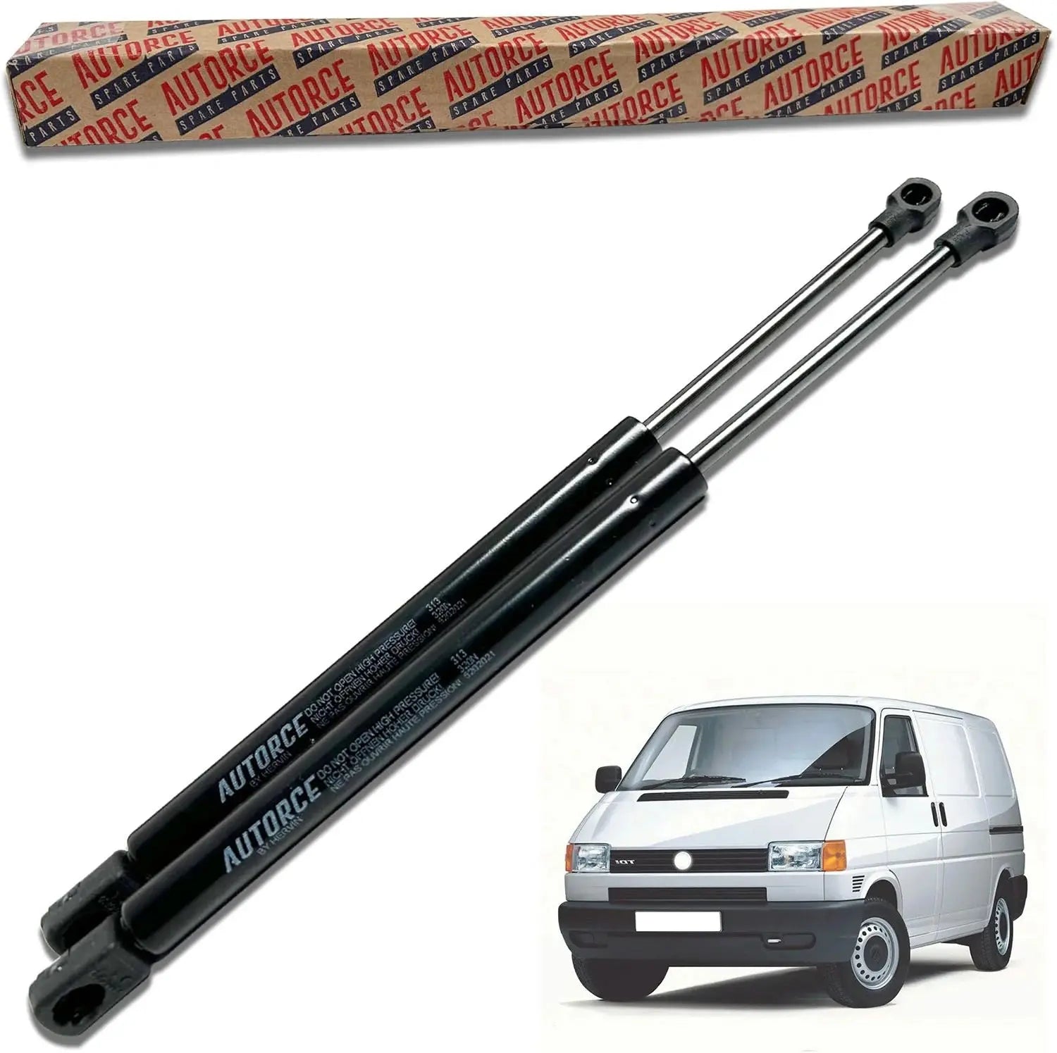 2 Pcs Rear Tailgate Boot Gas Struts For VW Transporter T4 Van / Bus (1990 - 2003) 710 (N) 685 MM - 701829331D | AUTORCE