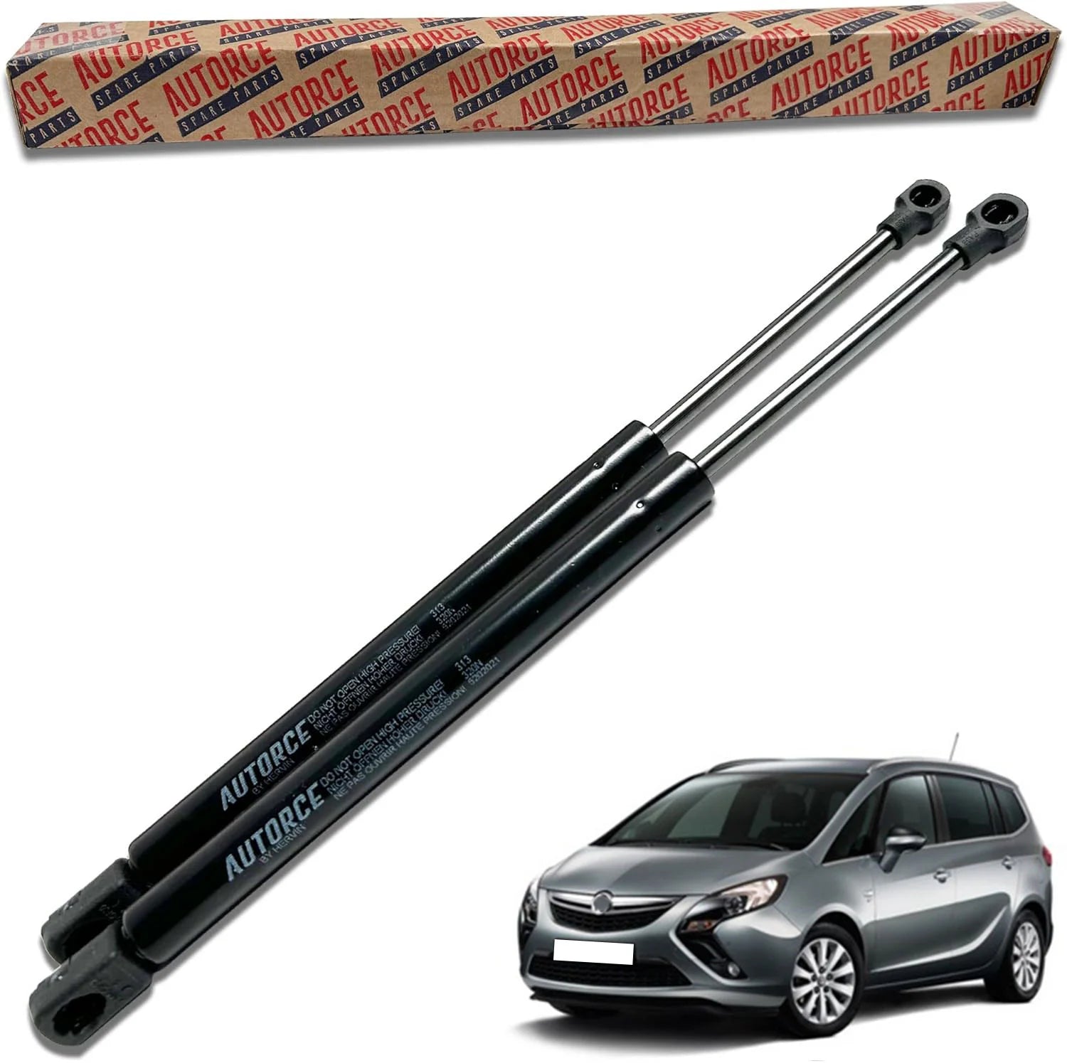 2 Pcs Rear Tailgate Boot Gas Struts For Vauxhall For Opel Zafira Tourer C P12 (2011 - Onwards) 13387067 | AUTORCE