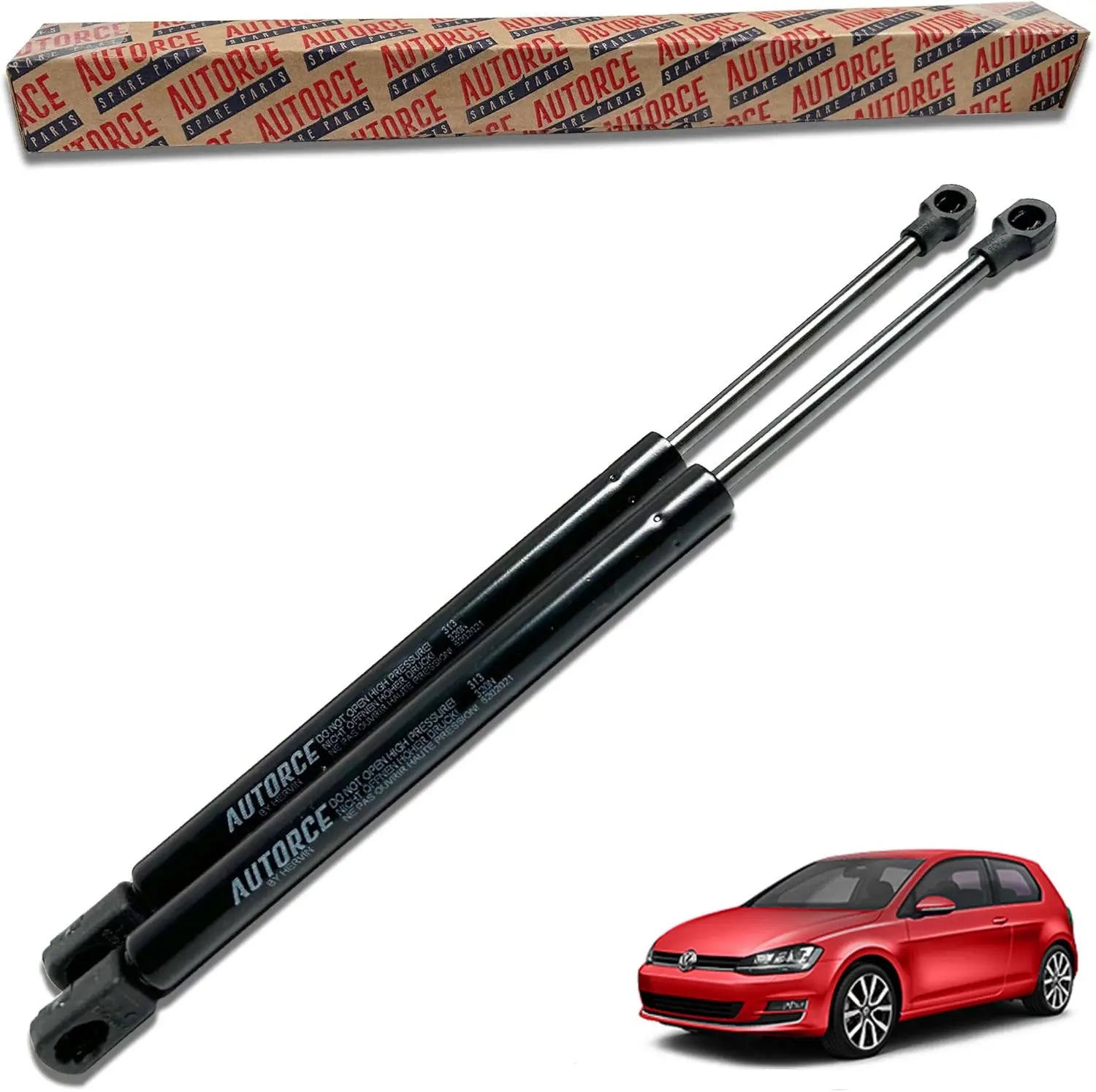 2 Pcs Rear Tailgate Boot Gas Struts For VW Golf MK7 VII Van (5G1) (2012 - 2018) 520 (N) 535 MM - 5G6827550C | AUTORCE
