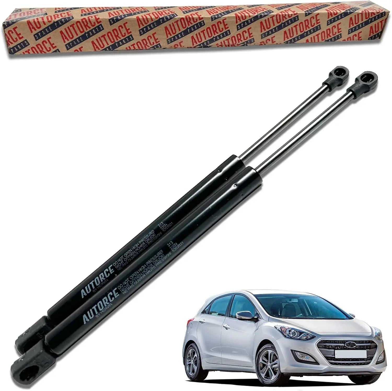 2 Pcs Rear Tailgate Boot Gas Struts For Hyundai i30 MK2 (2011 - Onwards) 355 (N) 505 MM - 81770A6000 | AUTORCE