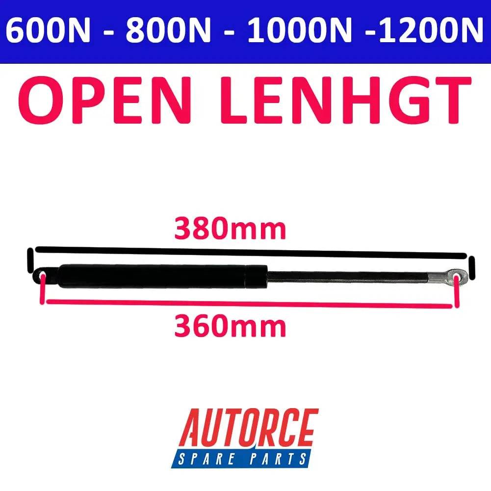 2X Ottoman Bed Gas Struts 1200N Only – Heavy Lift Springs | AUTORCE