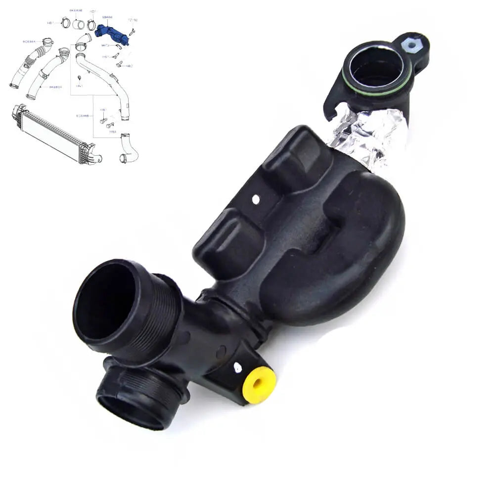 Turbo Intercooler Manifold Silencer Hose Pipe For Ford Focus Mk2 C-Max Mk1 1.6 TDI - 5M5Q9F764AB, 1465156, 1404782 | AUTORCE