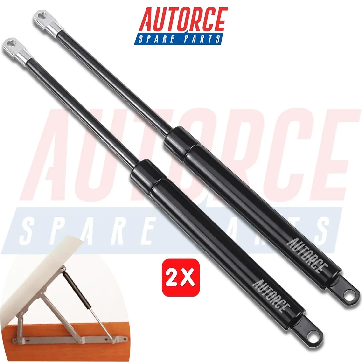 2X Ottoman Bed Gas Struts 1200N Only – Heavy Lift Springs | AUTORCE