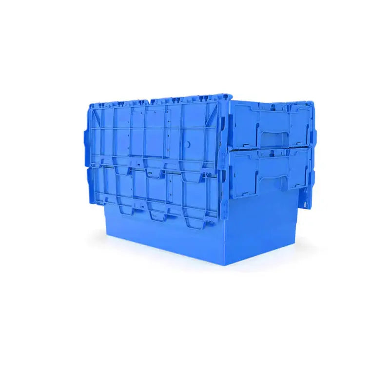 60 Litre Attached Lid Industrial Storage Box (400x600x320mm) | AUTORCE