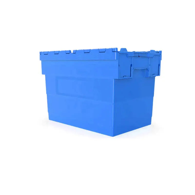 80 Litre Attached Lid Industrial Storage Box (400x600x420mm) | AUTORCE