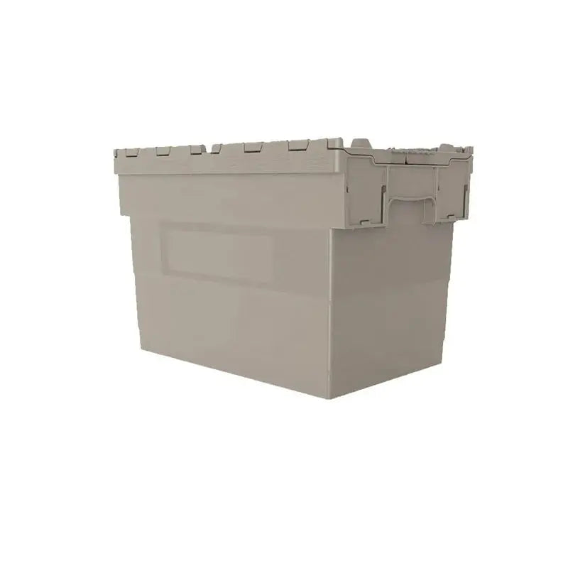 80 Litre Attached Lid Industrial Storage Box (400x600x420mm) | AUTORCE