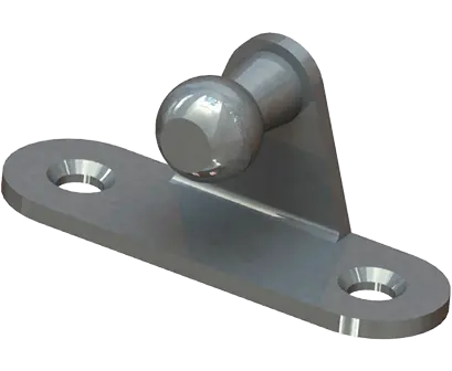 4X M6 Ball L Type Bracket - Gas Spring Lift Support Mounting Brackets 10mm Ball Stud | AUTORCE