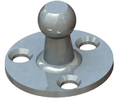 4X M6 Ball Bracket 10mm Ball Pin - Gas Spring Lift Support Mounting | AUTORCE