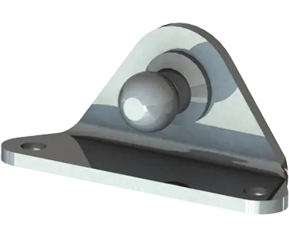 2X M8 Ball Bracket 13mm Ball Pin - Gas Spring Lift Support Mounting | AUTORCE