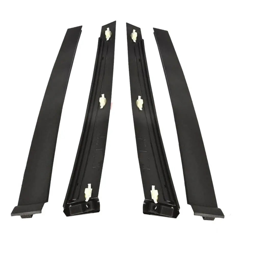 Set Of 4 Door Pillar Plastic Moulding Trim Panel 4/5 Doors For Ford Fiesta Mk5 - 2S61A25459AN, 2S61A20899AM | AUTORCE