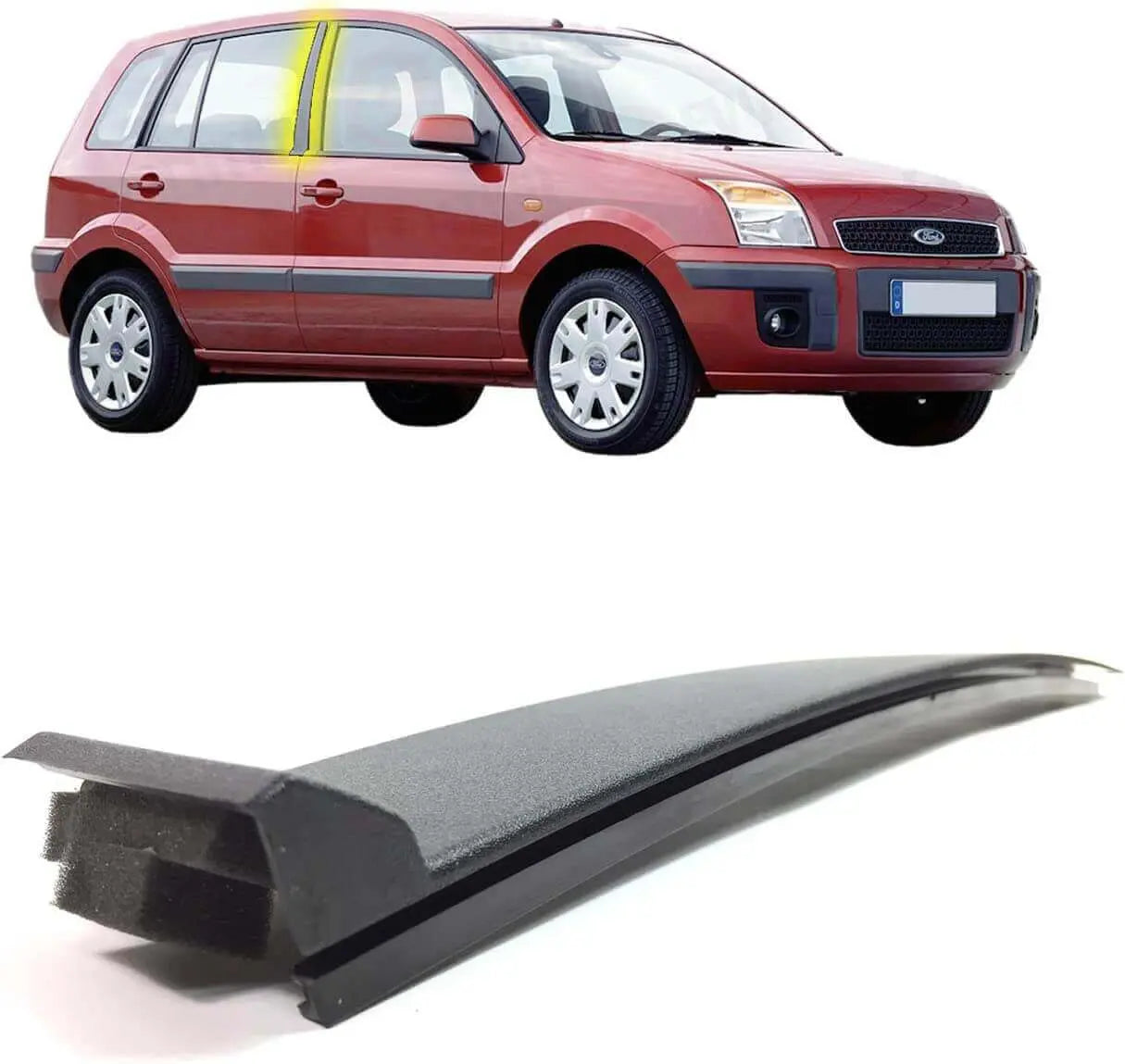 Rear Right Driver Door Pillar Plastic Moulding Trim Panel 4/5 Doors For Ford Fusion - 1473669, 7N11N25458AA | AUTORCE