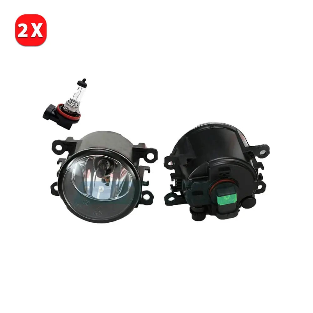 2 Pcs Front Bumper Fog Light Lamp For Peugeot 207 307 4007 407 607 Partner (2001 - Onwards) 2N1115201AB, 6206E1, 620639 | AUTORCE