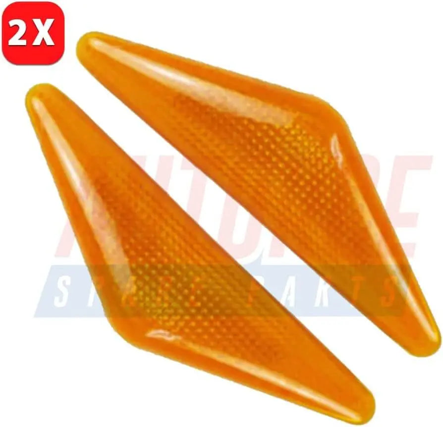 2 Pcs Indicator Repeater Light Lamp Lens For Ford Focus Mk1 Mondeo Mk3 (1998 - 2007) 98AB13K354AA,1065645 | AUTORCE
