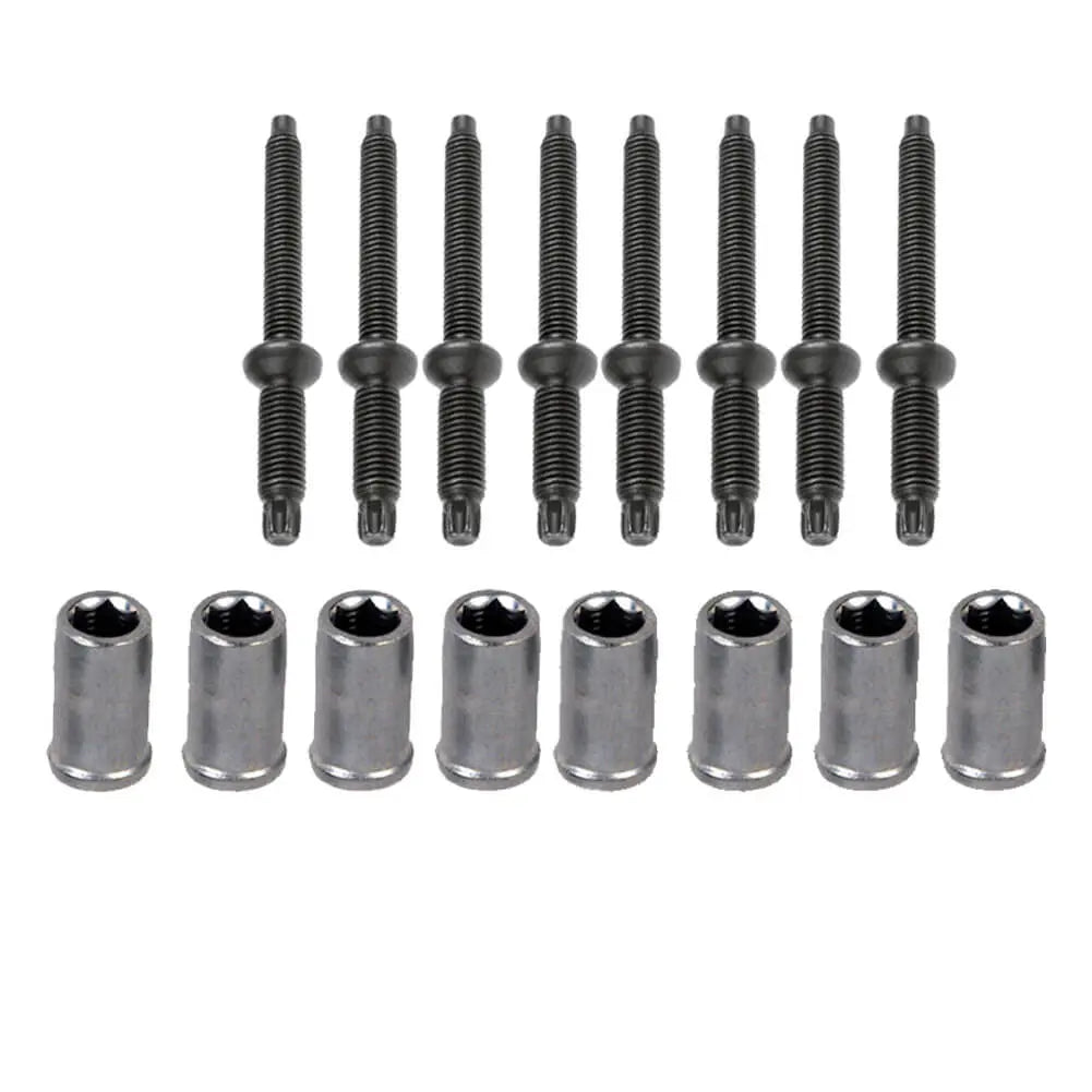 8 Pcs Injector Stud Nut Kits For Citroen Berlingo C2 C3 C4 C5 Dispatch - 1233685, 198283 | AUTORCE