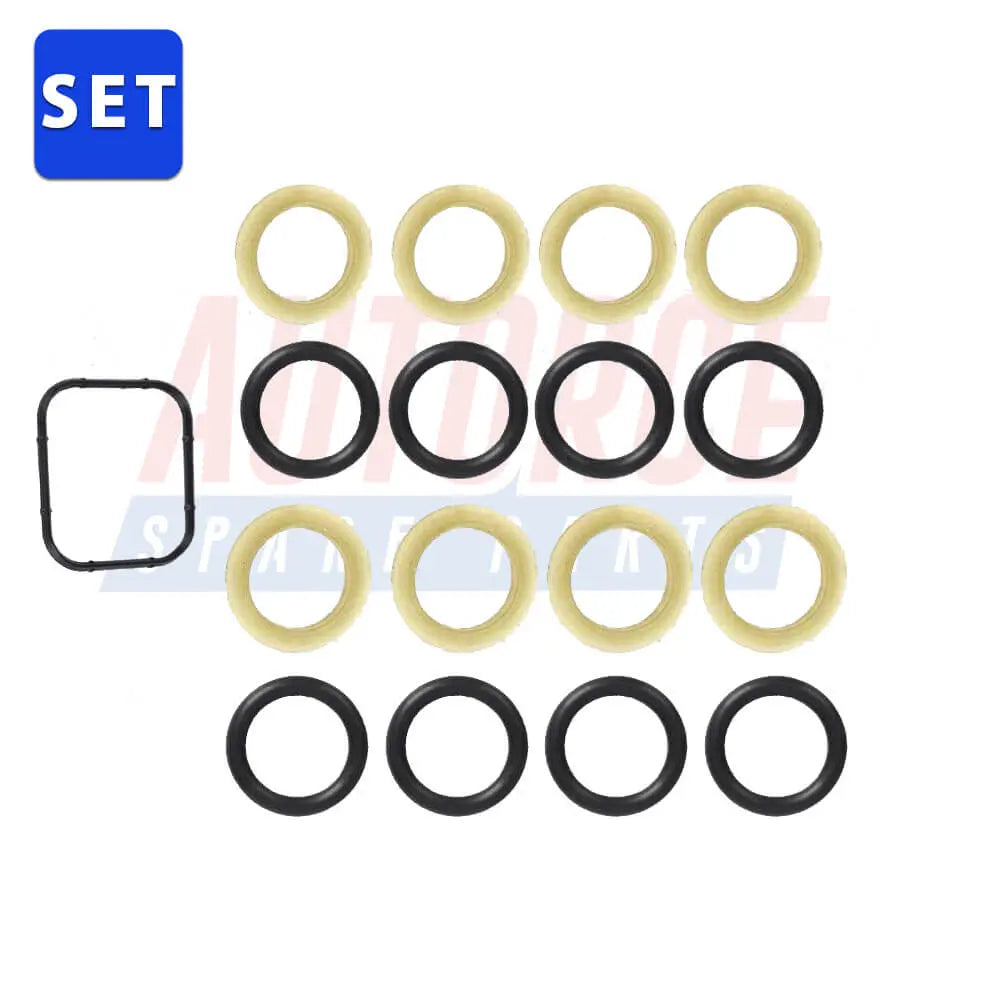 Intake Manifold O-Ring Gaskets Set For Ford C-Max Fiesta Focus Fusion 1.6 TDCi (2004 - Onwards) 3M5Q6C653AA, 1509352 | AUTORCE
