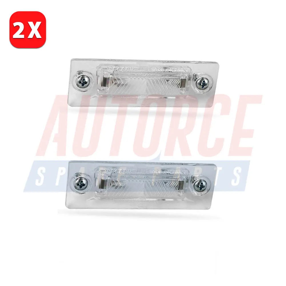 2 Pcs Number Plate Light Lamp L/R For Skoda Superb I Saloon (3U4) (2001 - 2008) 3B5943021E, 3B5998026 | AUTORCE