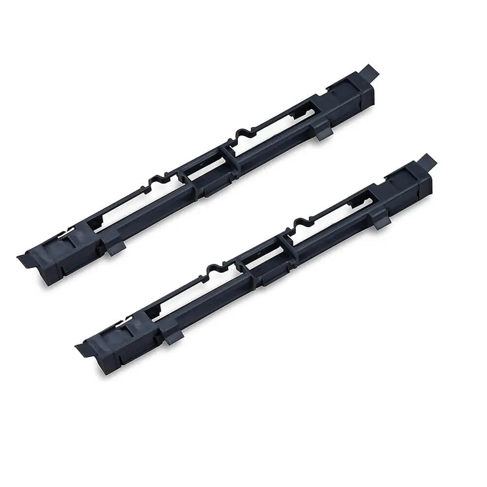 2 Pcs Roof Rail Trim Front Black For Vauxhall For Opel Astra H Zafira (2004 - 2015) 5187914, 13125719 | AUTORCE