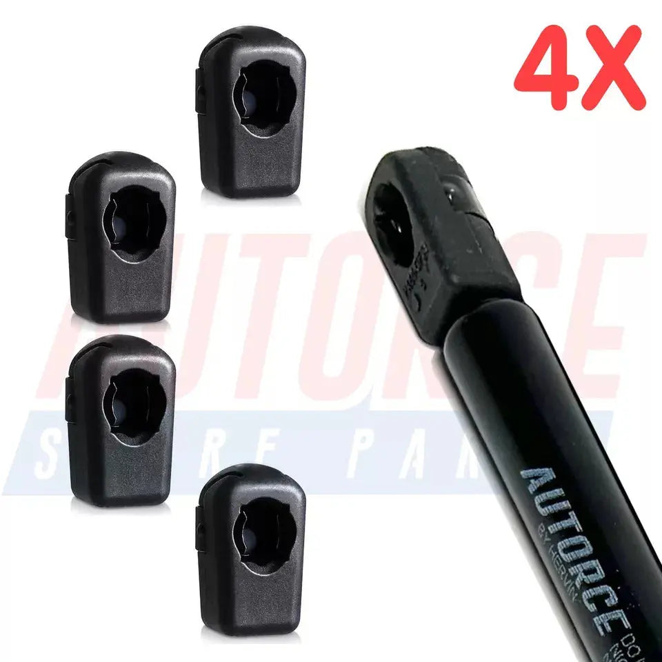 4 Piece Set of M6 M8 M10 Plastic Ball Heads for Gas Struts End Fittings, Boot Bonnet or Universal Gas Lift Plastic Ball Heads | AUTORCE