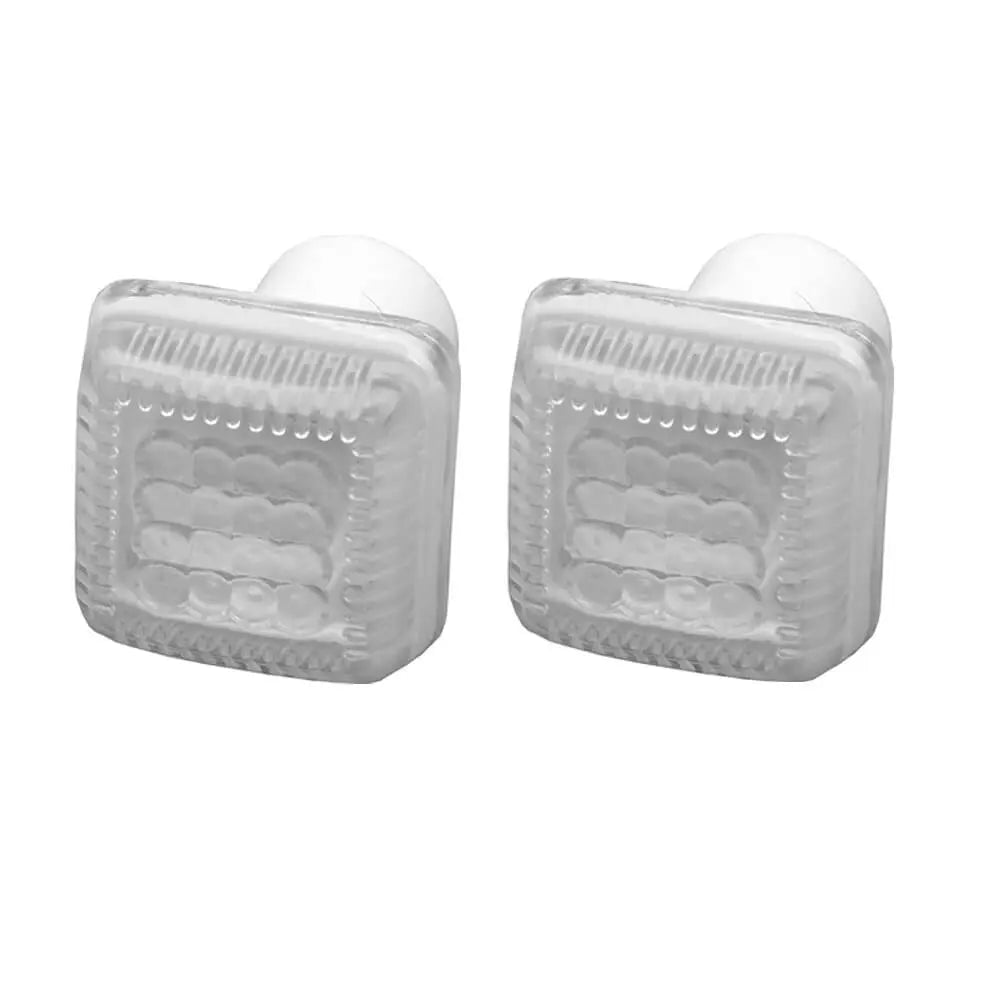 2 Pcs Side Indicator Repeater Light Lamp Lens For Ford Escort Fiesta Orion Sierra Transit Mk3 - 1034275, 1058079, 1844913 | AUTORCE