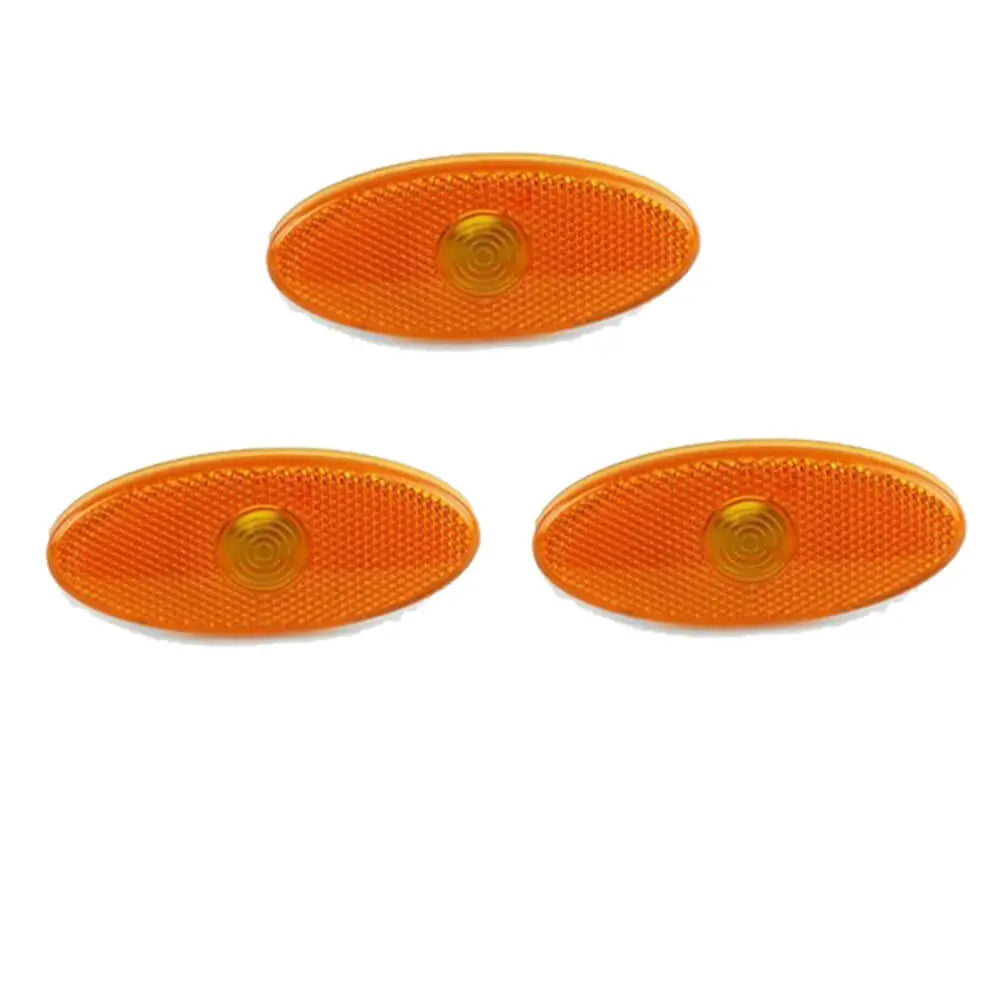 3 Pcs Side Marker Lamp Lights Lens Amber For Opel Movano (2010 - Onwards) 93197564, 4419475, 2618000Q0A | AUTORCE