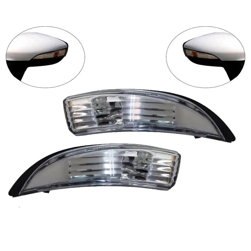Right Left Set Side Wing Mirror Light Indicator Lens For Ford Fiesta B-max (2008 - Onwards) 8A6113B382AF, 8A6113B381AF | AUTORCE