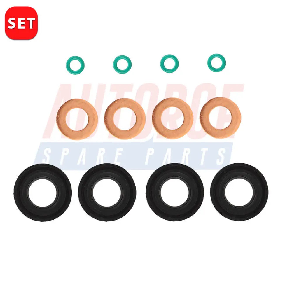 Fuel Injector Seal Washer O-Ring Set For Ford Transit Mk7 V362 V363 Ranger Mk4 Tourneo (2007 - Onwards) 1233683, 1233684, 1233685 | AUTORCE