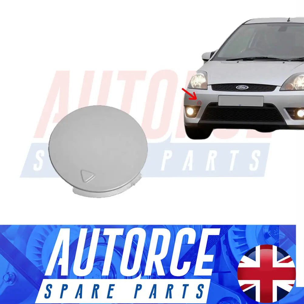 Front Bumper Towing Eye Trailer Cover Cap For Ford Fiesta Mk6 - 1214013, 0699208263, 2S6117A98, 2S6117A989BC | AUTORCE