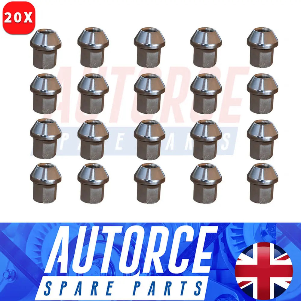 20 Pcs Alloy Wheel Nuts M12 X 1.5 For Ford C-Max Cougar Escort Grand C-Max Sierra Street KA Tourneo - 30666349, 1567143, 6111766 | AUTORCE