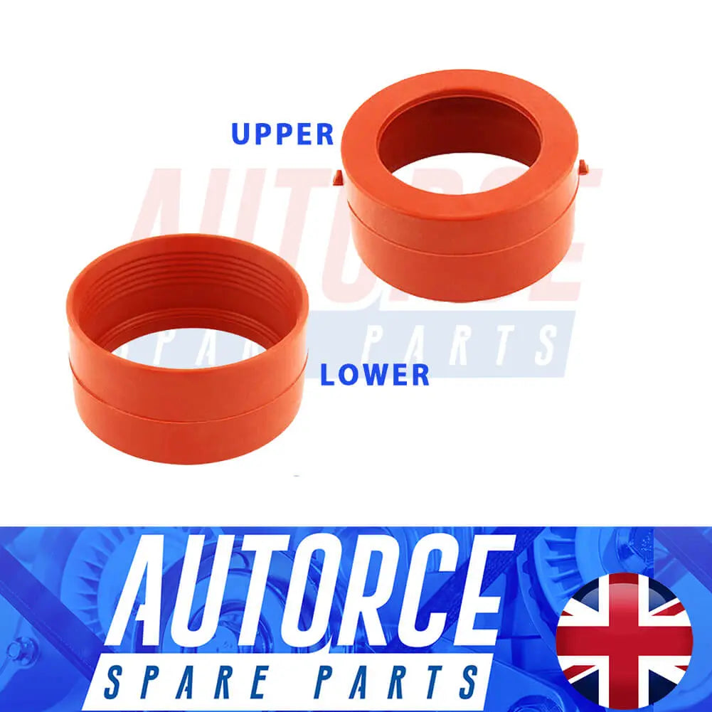 2 Pcs Engine Turbo Boost Pipe Seal Gasket Upper / Lower For Volvo V70 S60 XC70 V70 XC90 - 30778628, 30778629 | AUTORCE