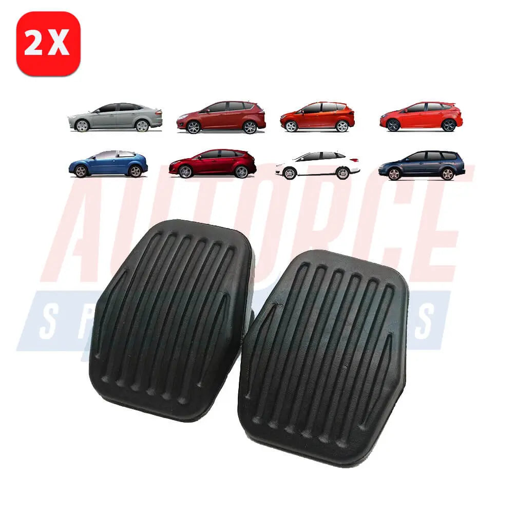 2 Pcs Brake Clutch Pedal Pad Rubbers For FORD C-max Focus Mk2 Mk3 Grand C-max - 3M512457AA, 1251921, 1234292 | AUTORCE
