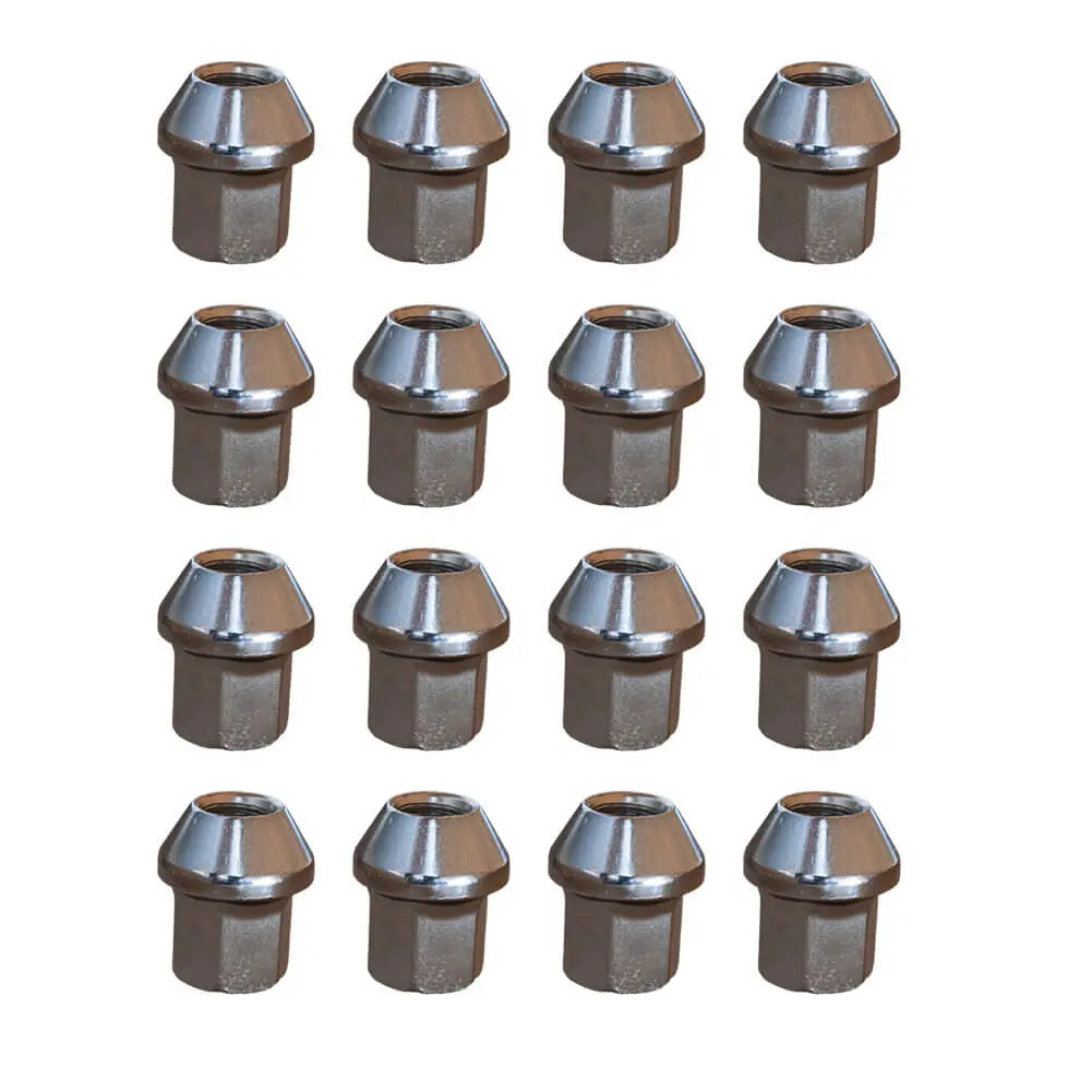 16 Pcs Alloy Wheel Nuts M12 X 1.5 For Ford Fiesta Focus Fusion Mondeo Transit Connect Transit - 30666349, 1567143, 1454051 | AUTORCE