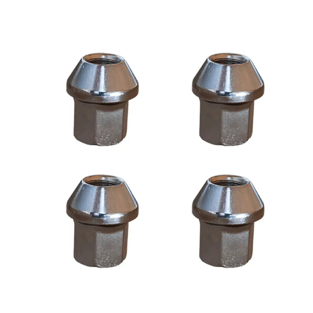 4 Pcs Alloy Wheel Nuts M12 X 1.5 For Volvo C30 S40 V40 V50 - 31200241, 31317466, 8V411K024AA | AUTORCE