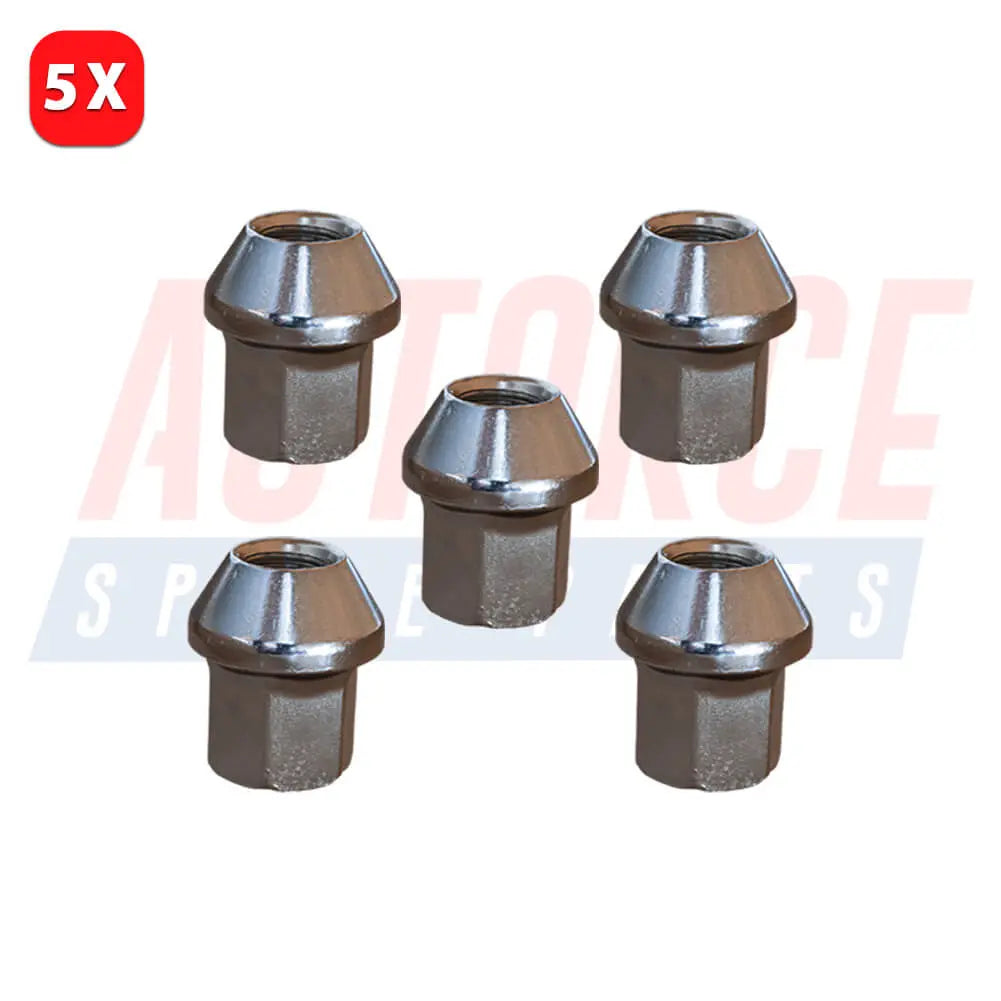 5 Pcs Alloy Wheel Nuts M12 X 1.5 For Ford Fiesta Focus Fusion Mondeo Transit Connect Transit - 30666349, 1567143, 1454051 | AUTORCE