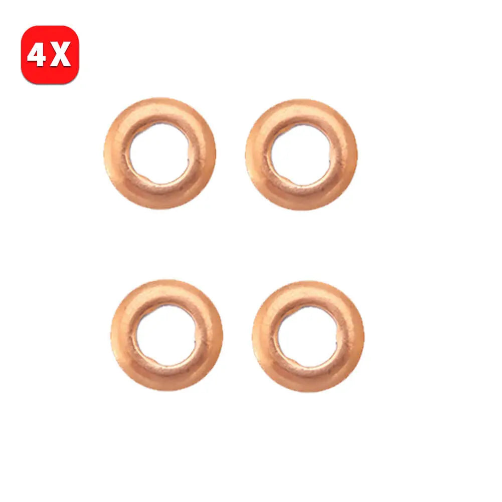 4 Pcs Fuel Injector Nozzle Copper For Smart 450 454 451 - 6110170060, 6110170061 | AUTORCE