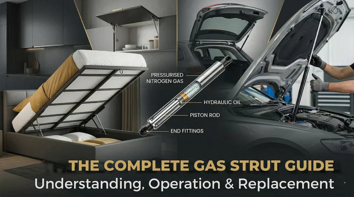 What Are Gas Struts? Complete Guide — How They Work, Types & Lifespan