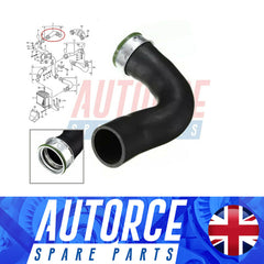 1J0145838AF, 1J0145838S Intake Turbo Hose Pipe For VW