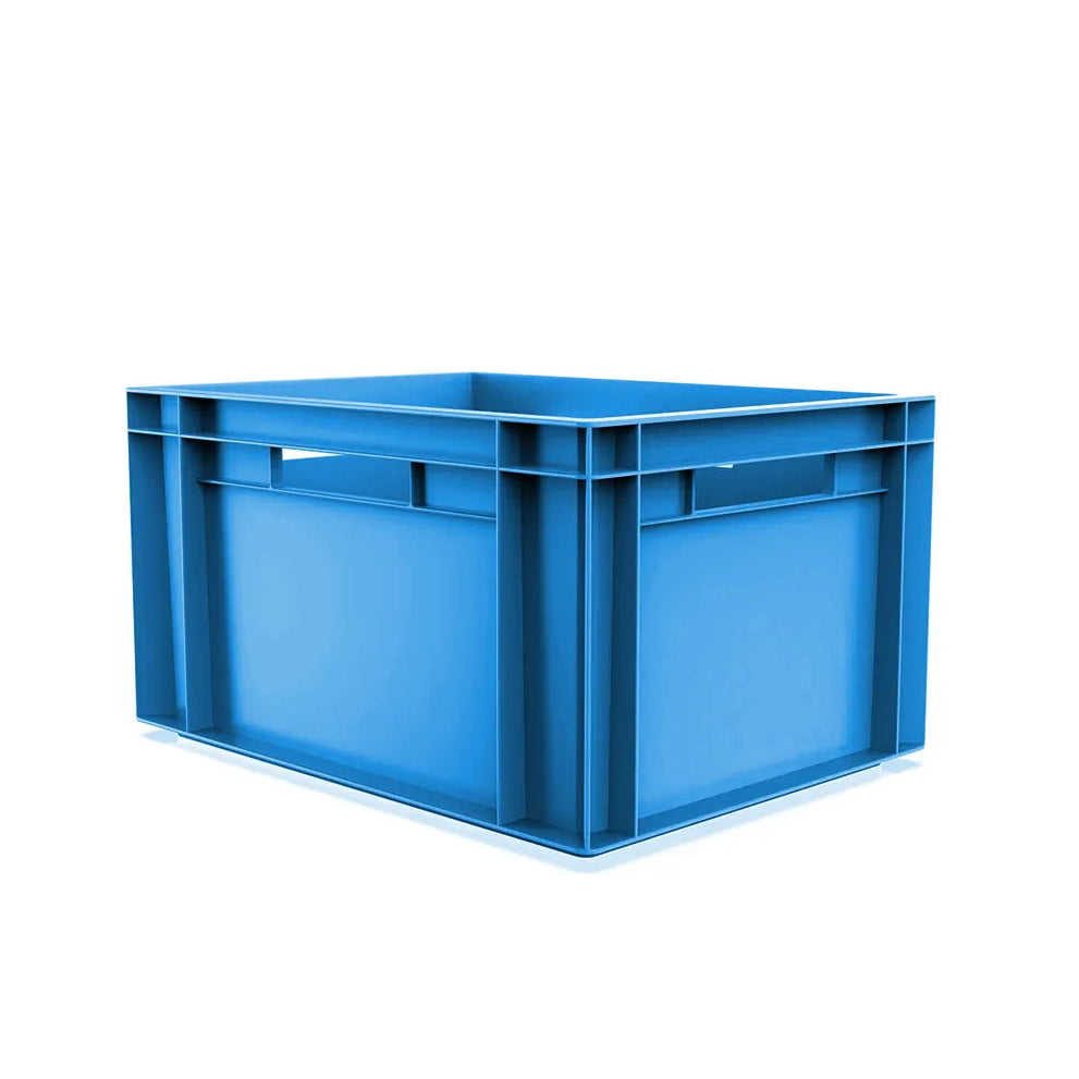 20 Lt Industrial Plastic Storage Euro Crate Box (300x400x230mm) Blue | AUTORCE