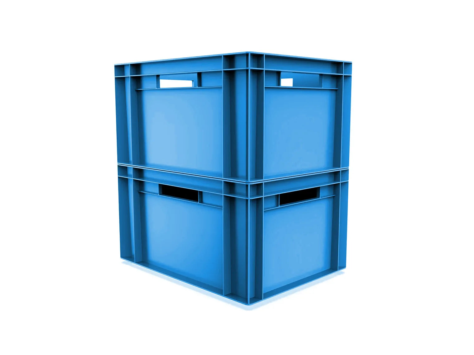 20 Lt Industrial Plastic Storage Euro Crate Box (300x400x230mm) Blue | AUTORCE