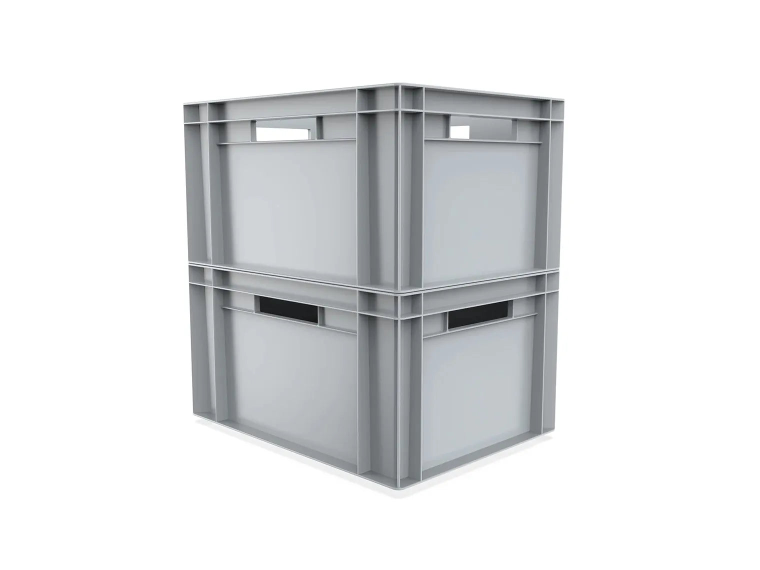 20 Lt Industrial Plastic Storage Euro Crate Box (300x400x230mm) Grey | AUTORCE
