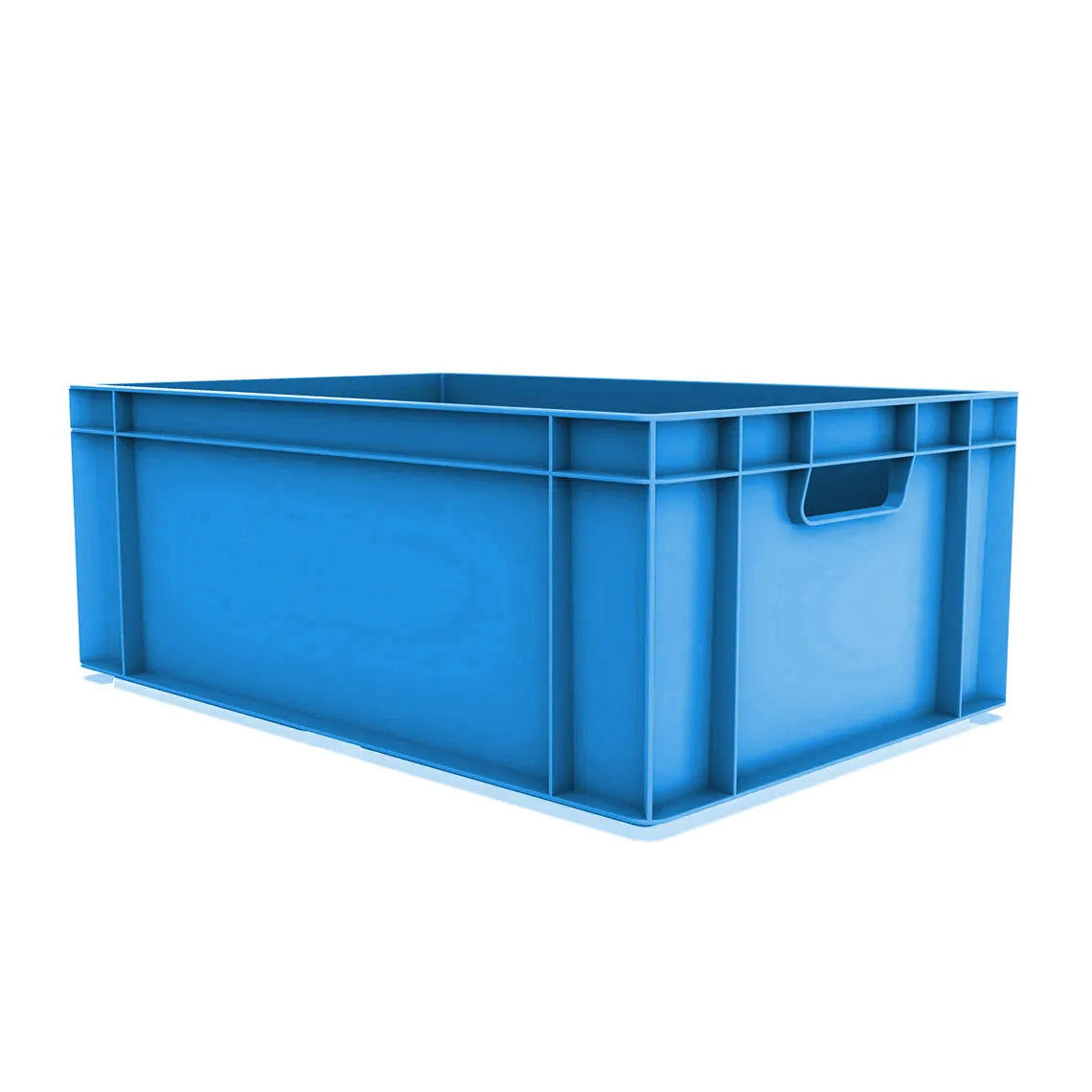 46 Lt Industrial Plastic Storage Euro Crate Box (400x600x230mm) Blue | AUTORCE