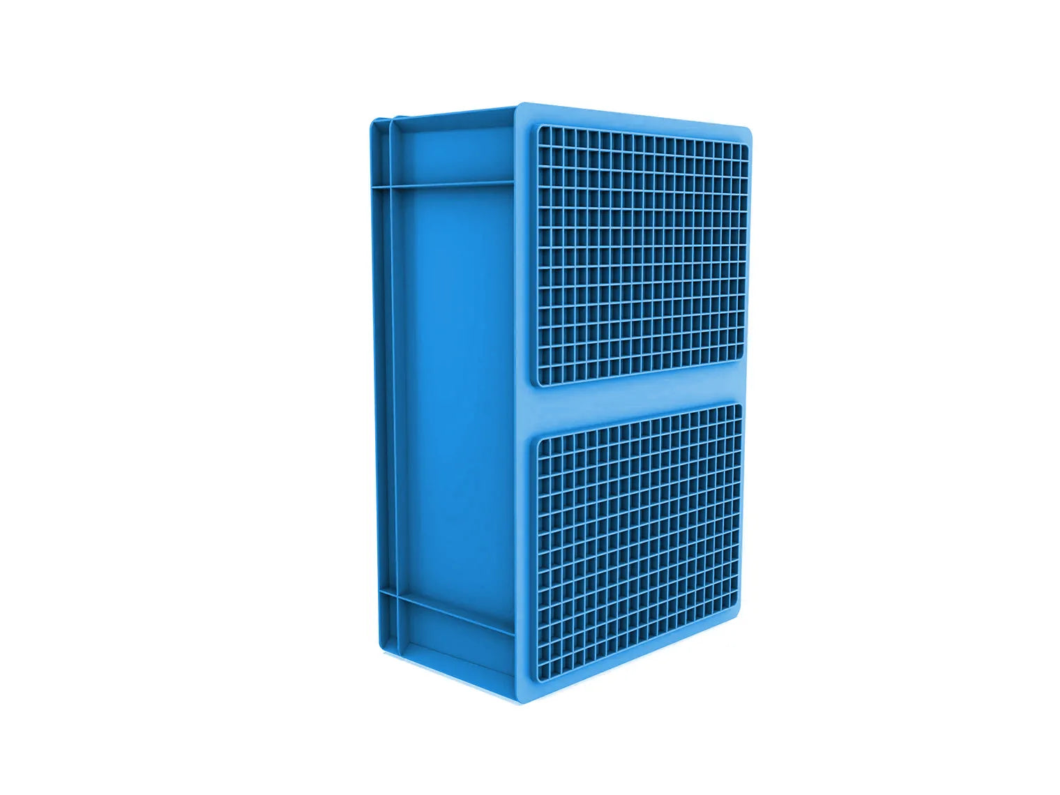 46 Lt Industrial Plastic Storage Euro Crate Box (400x600x230mm) Blue | AUTORCE