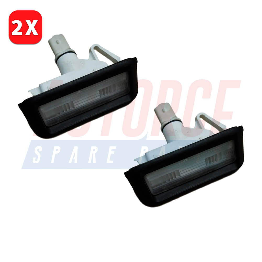 2 Pcs Rear Number Plate Lamp L/R For Peugeot Expert Partner (2007 - Onwards) 6340.G7