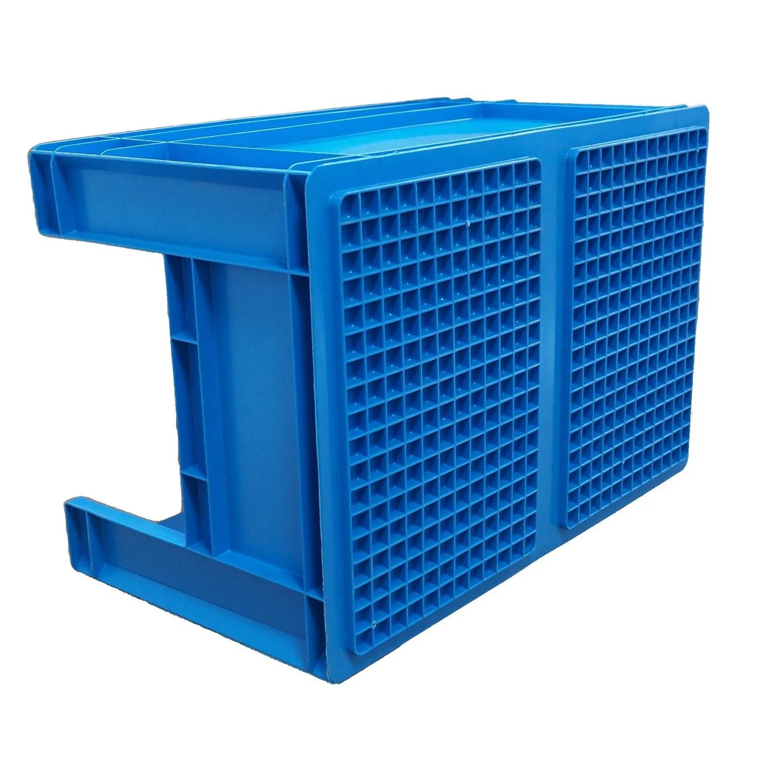 66 Litre Open Front Plastic Storage Box (400x600x340mm) Blue | AUTORCE