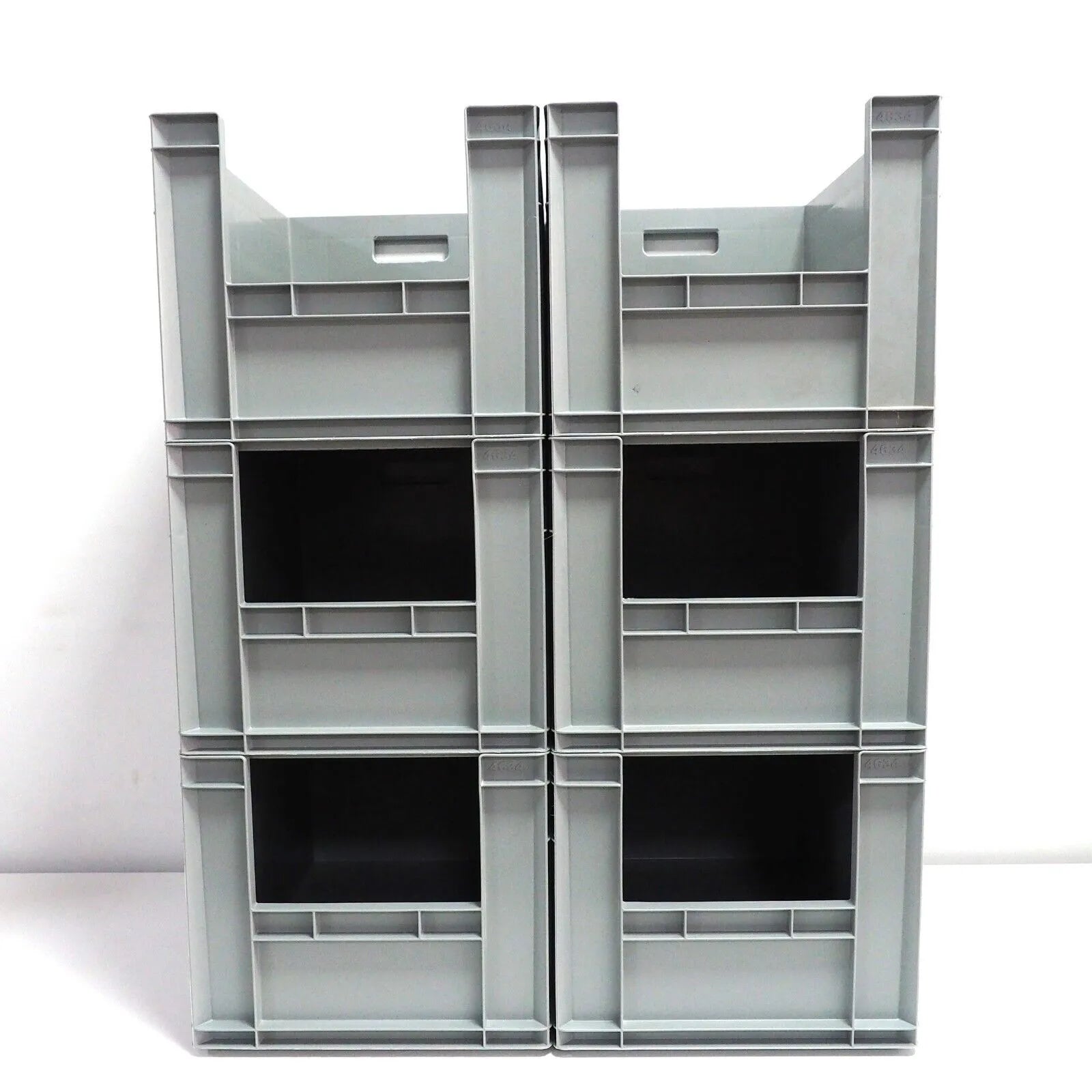 66 Litre Open Front Plastic Storage Box (400x600x340mm) Grey | AUTORCE