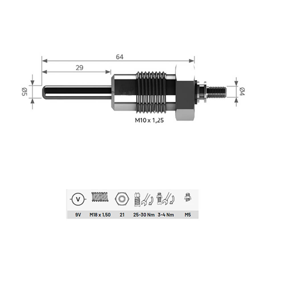 Heater Glow Plugs, A0001599101