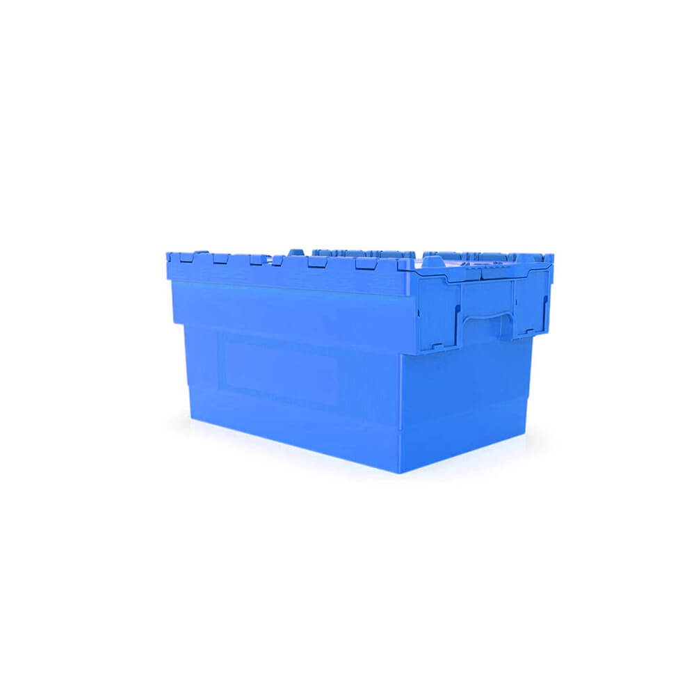 Attached Lid Container Plastic Storage Boxes