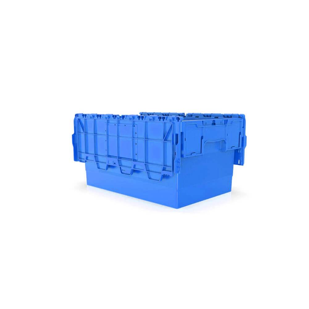 Attached Lid Container Plastic Storage Boxes