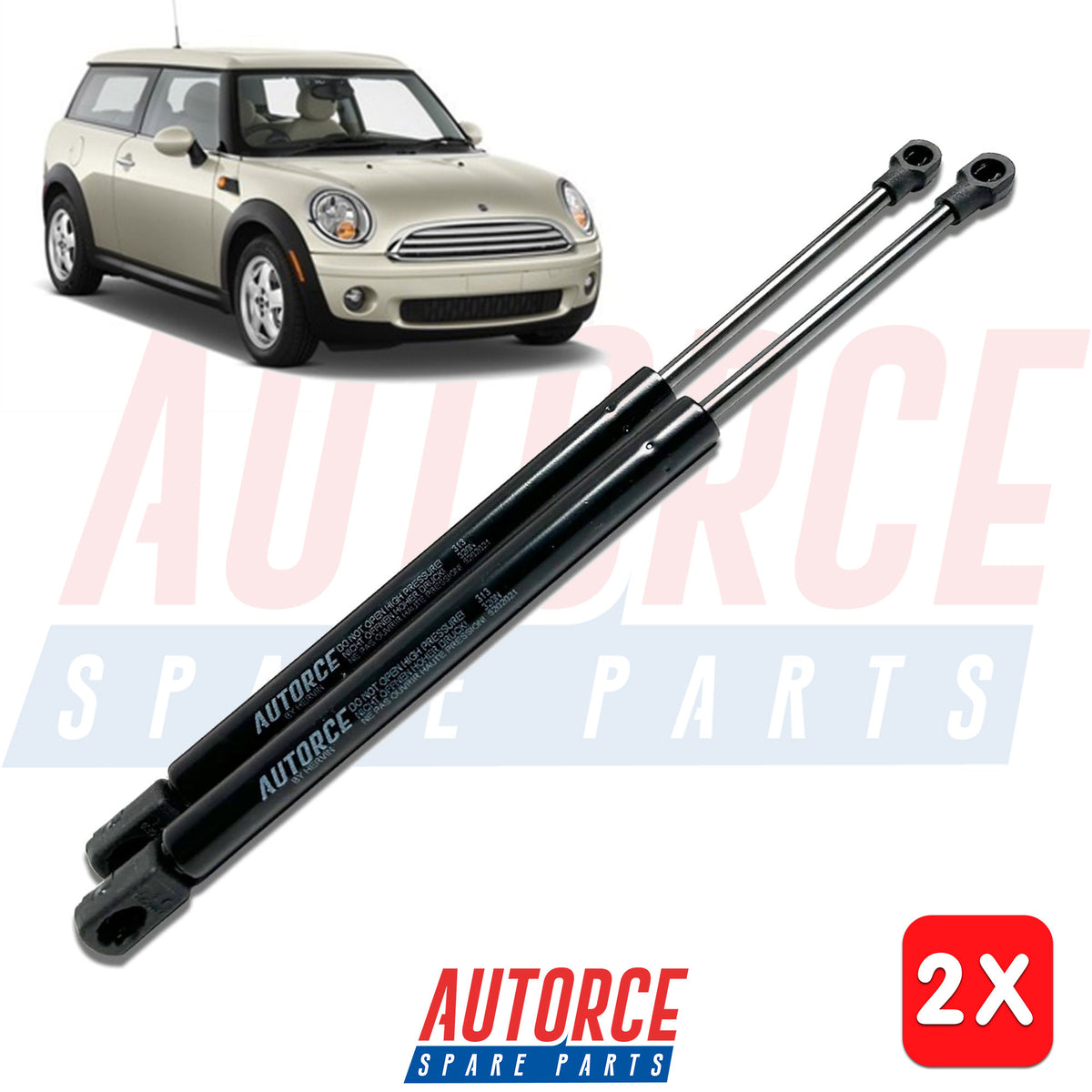 Pair Rear Tailgate Boot Gas Struts for Mini Clubman R55 160N 51247167442