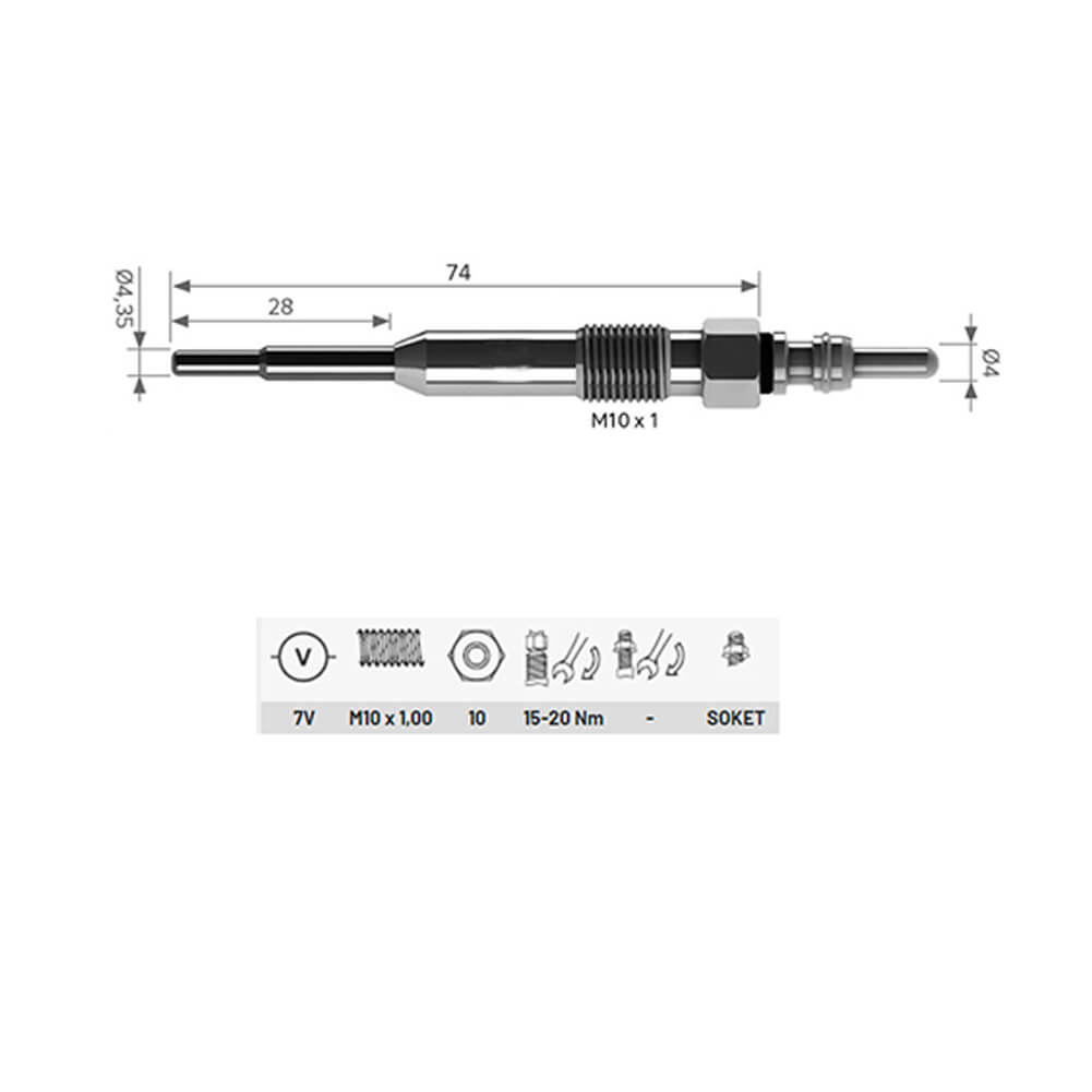 N10591608, Glow Plugs For VW